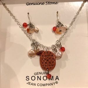 New Sonoma earrings & necklace set